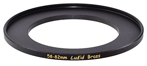 LUŽID X2 Brass 62mm to 82mm Step Up Filter Ring Adapter 62 82 Luzid